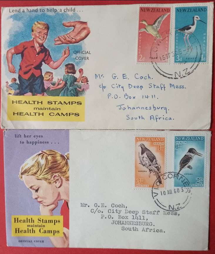 NEW ZEALAND 2X HEALTH COVERS 1959/60