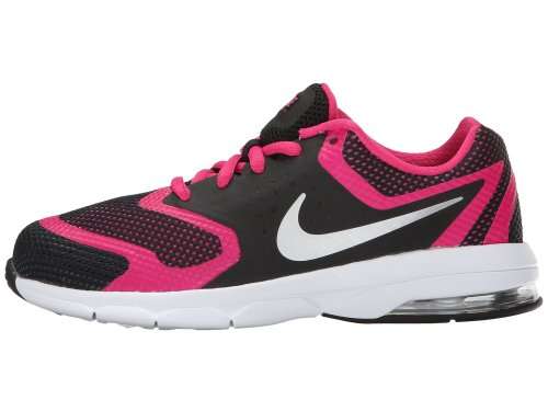 NIKE AIR MAX PREMIERE RUN (GS) BLACK METALLIC SILVER AND PINK :   UK /SA SIZE 5  (YOUTH ) . New.