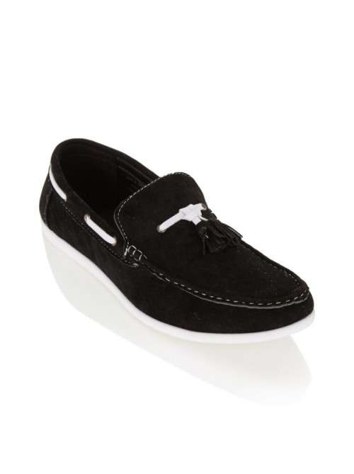 Tassel loafers:  NAVY :  Burtons : ( BLACK/WHITE)  UK/SA SIZE 10 : MEN ( ADULTS)