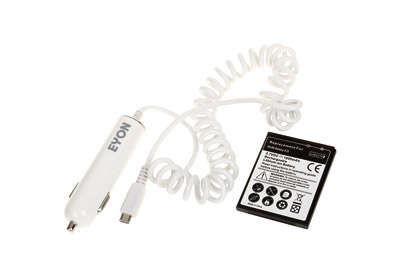 Car Charger + Replacement 3.7V 1800mAh Battery for Samsung i9100 Galaxy S2 (DC12-24V)