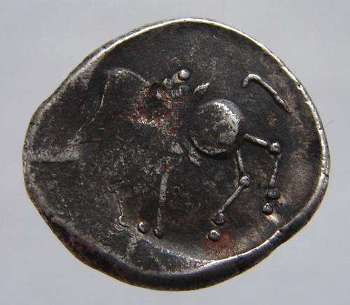 RARE CELTIC BARBAROUS DANUBIAN TETRADRACHMA SILVER COIN