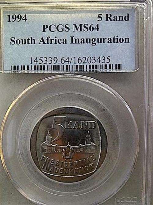 NOT MANY GRADED MS64 R5 INAUGURATION SUPER RARE INVESTMENT