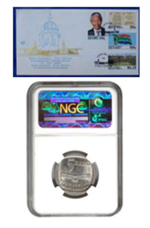 1994 Inauguration MS61 to MS66 + FDC 6.3b