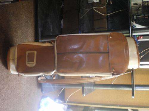 ANTIQUE LEATHER GOLF BAG...@ A CRAZY R1