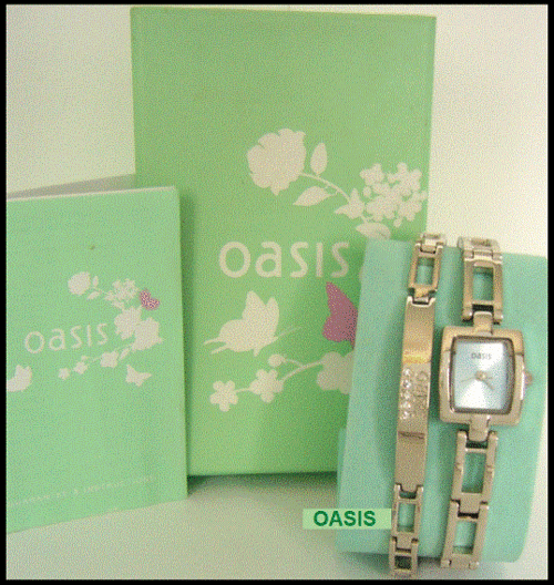 BRAND NEW LADIES OASIS Watch and matching Bracelet with box and manual - Limited offer
