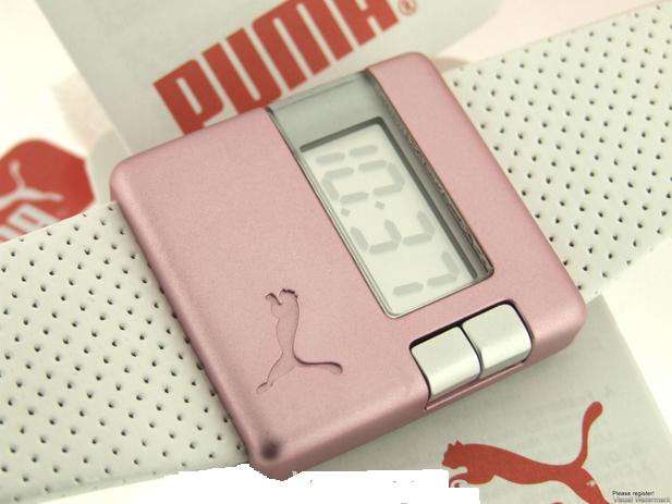 *BRAND NEW & GENIUNE* PUMA Ladies Pink Sirius Digital Watch + PUMA Keyring