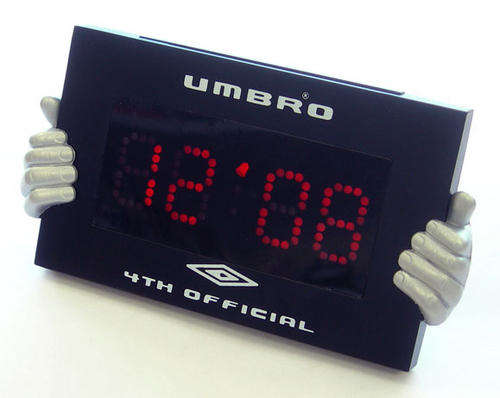 Brand New Umbro Desk LED/DIGITAL Sports Alarm Clock/watch