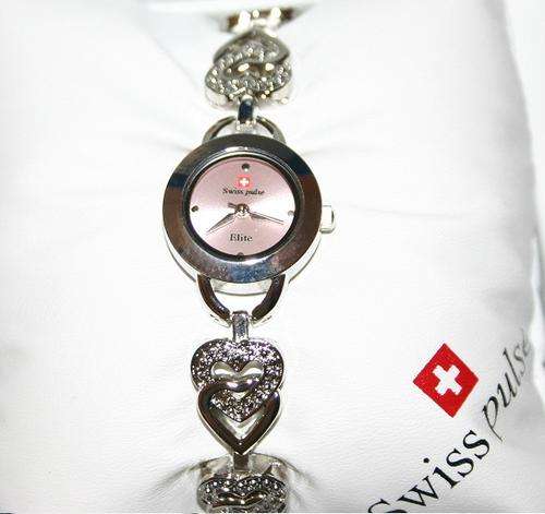 Brand New Ladies Swiss Pulse Ladies Designer Bracelet watch - White face