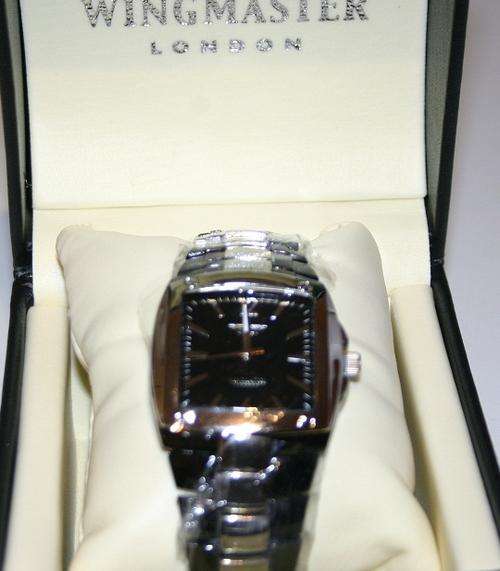 Brand New London WINGMASTER Designer Mens watch - Black face