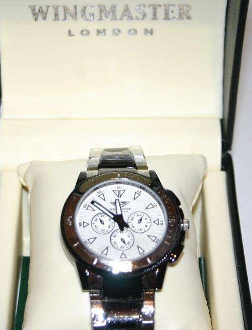 Brand New London WINGMASTER Designer Mens watch - White face
