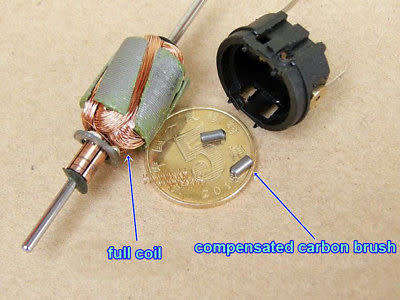 Athearn upgrade -  Atlas 12V-24V 22200rpm High Torque 5-Pole Dual Shaft Motor