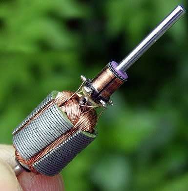 12 Volt 5-pole skew wound DC motor