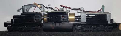 Atlas DC motor, 5 Pole 12V skew wound single shaft motor for model trains, boats etc