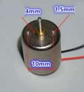 12V 12000RPM 5-Pole Coreless  Electric Motor  16mm x 18.8mm