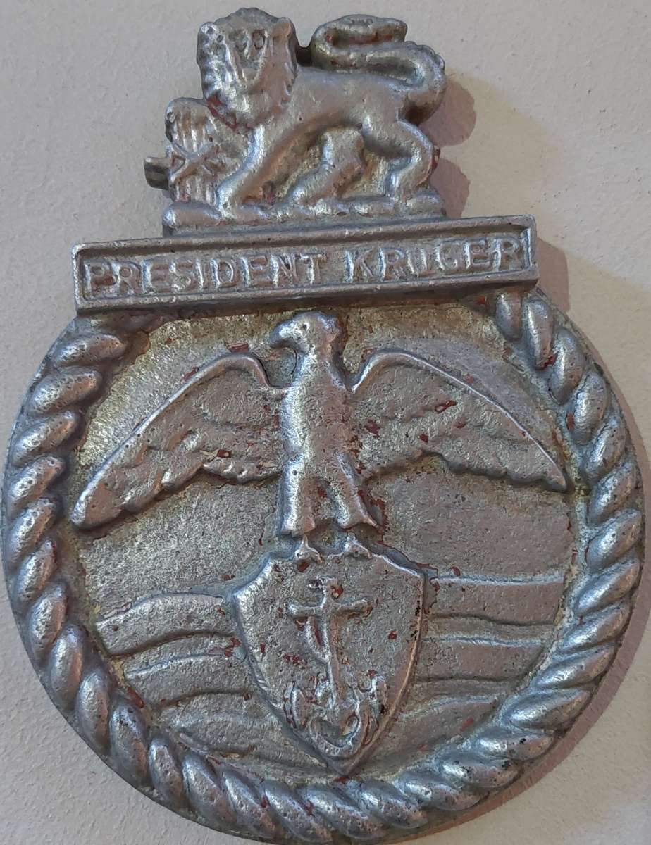 President Kruger Aluminum Badge