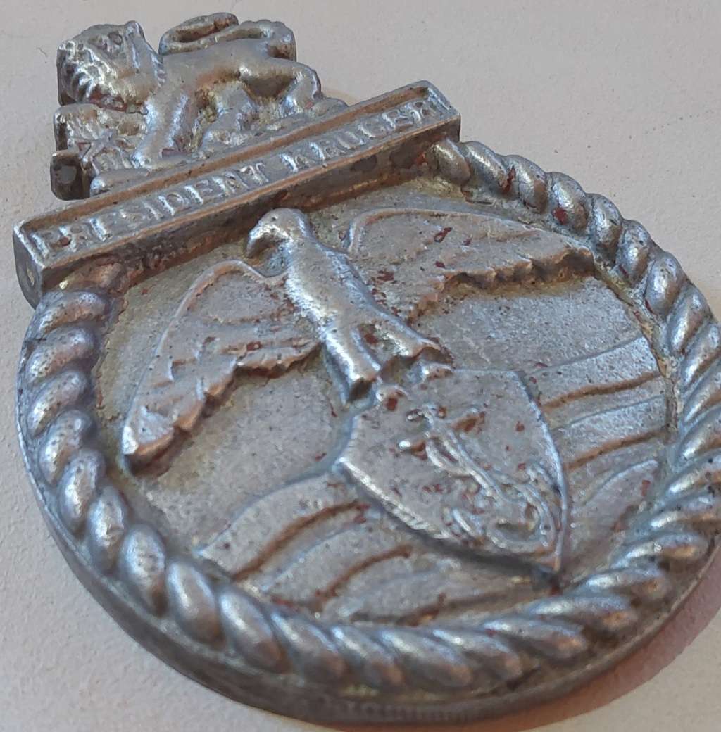 President Kruger Aluminum Badge