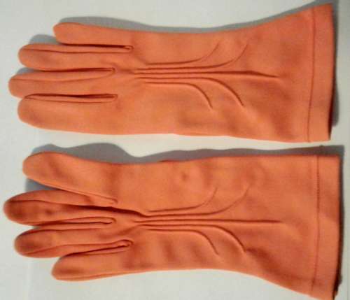 Vintage Ladies Gloves Orange