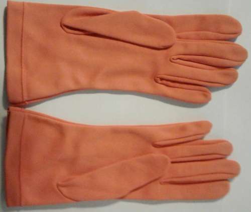 Vintage Ladies Gloves Orange