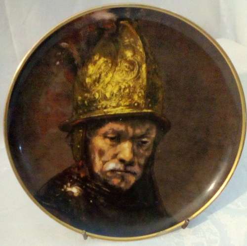 The Heritage Collection - Huguenot Royal - Rembrandt Van Rijn 1601 - 1669 MAN WITH THE GOLDEN HELMET