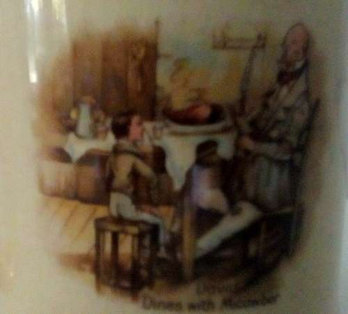 Arthur Woods Mug with Dickens Scenes