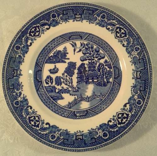 Old Willow - Alfred Meakin (Two side plates)