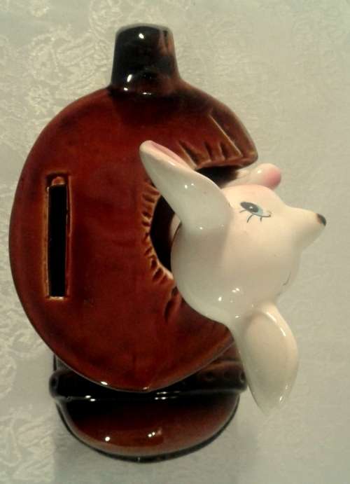 Vintage mouse and shoe money box (please read description)