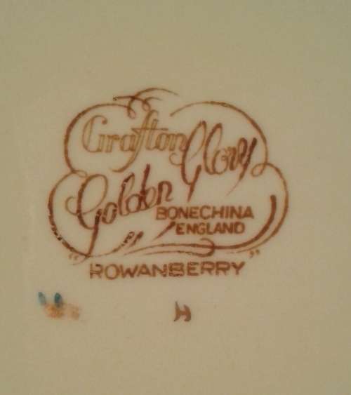 Vintage Royal Grafton - Golden Glory - Rowanberry Large Saucer