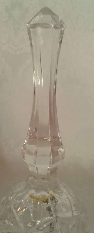 Large  Anchor Hocking style glass vintage bell