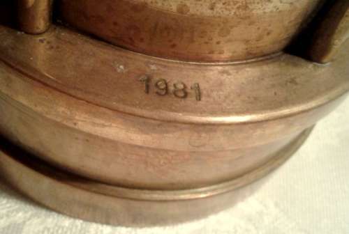 Welsh Miners Lamp - E.Thomas & Willams Ltd  - Made in 1981 in Wales (Numbered)