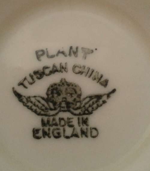 TUSCAN CHINA Vintage pair - Plant Duo's in White