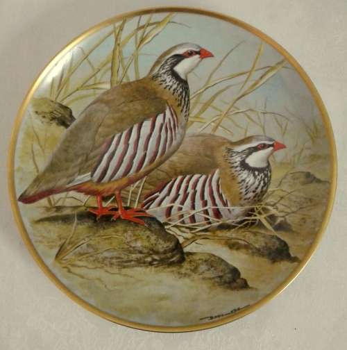 Collectable Franklin Porcelain, Limoges, France. Game birds of the World Plate