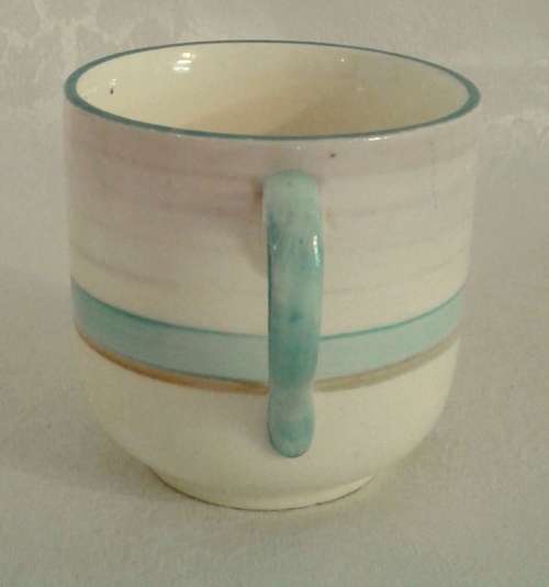 Greys Pottery (Stoke-on-trent) 1930`S Blue Stripe Pattern Demi Set