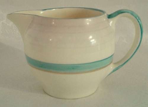 Greys Pottery (Stoke-on-trent) 1930`S Blue Stripe Pattern Demi Set