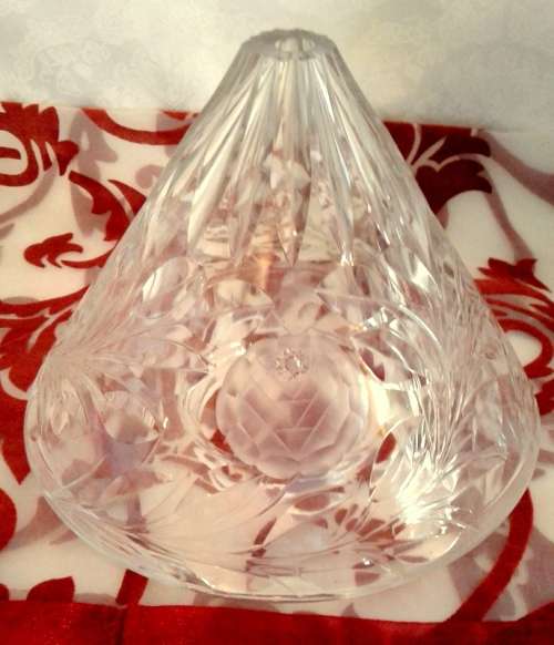 Magnificent Rose Cut Crystal Lamp (please read description)