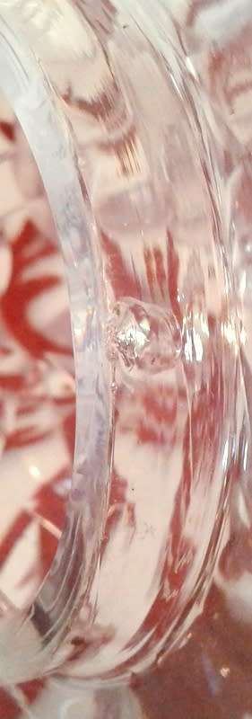 Magnificent Rose Cut Crystal Lamp (please read description)