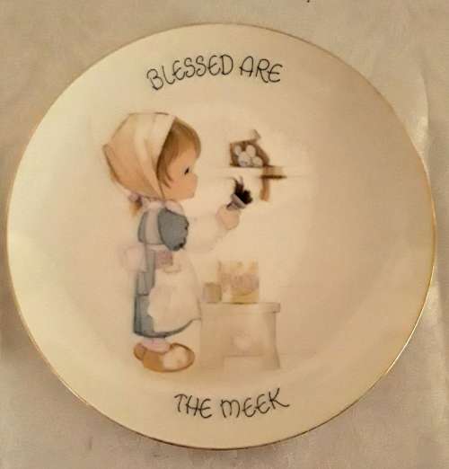Precious Moments - Jonathan and David - Child Wall Plate - 1980
