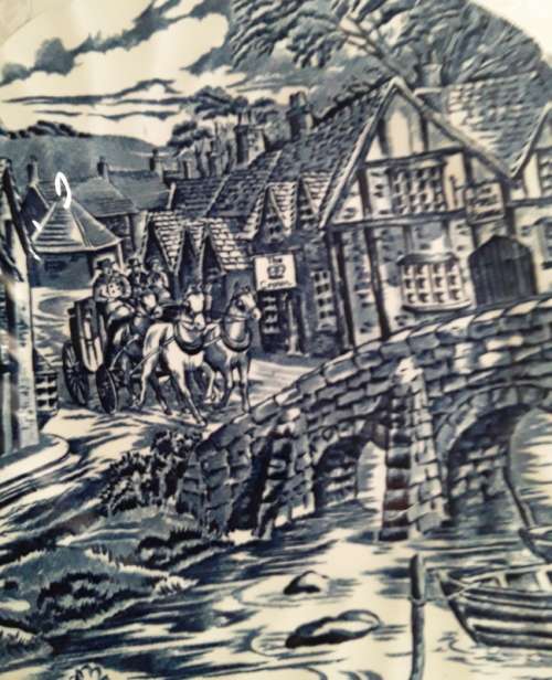 Alfred Meakin, Staffordshire, England The Post House