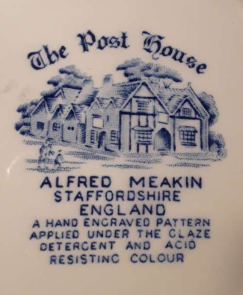 Alfred Meakin, Staffordshire, England The Post House