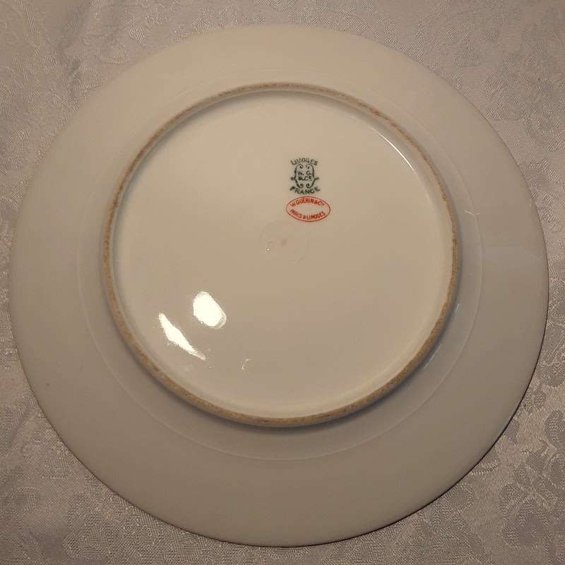 Vintage Limoges plate with a classical design