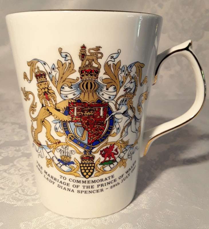Mug to Commemorate The marriage of the Prince of Wales and Lady Diana
