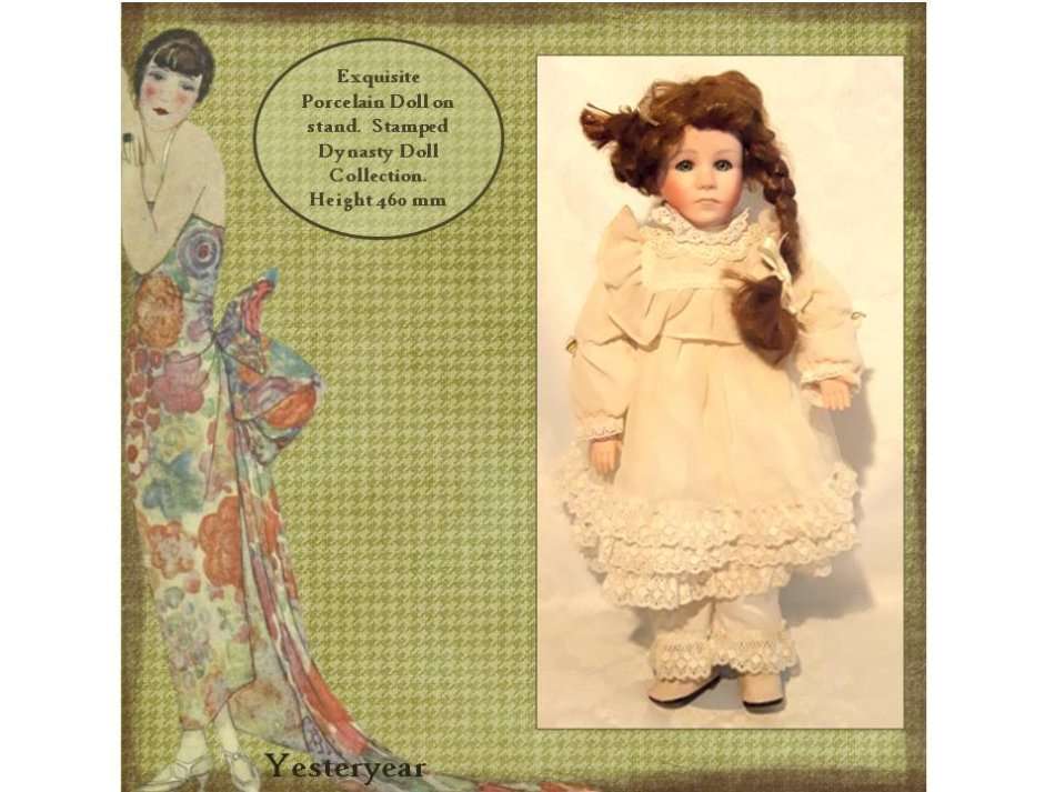 Vintage Collectable Dynasty Porcelain Doll