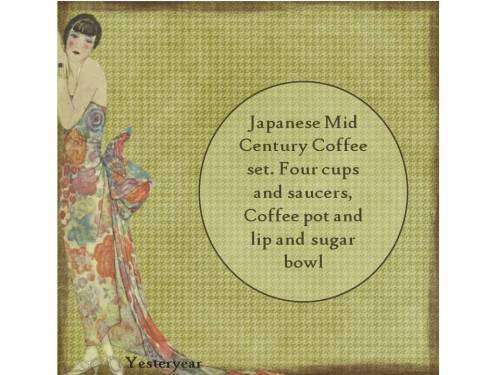 Japanese Mid Century Coffee Set