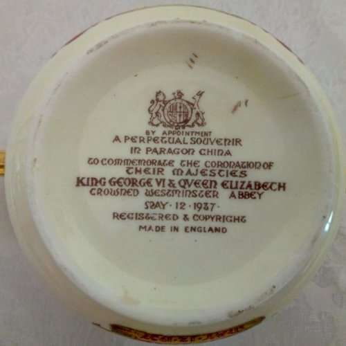 Their Majesties  George VI & Queen Elizabeth 1937 Crowned in Westminster Abbey May 12 1937