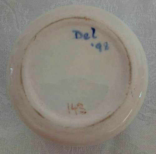 Sweet Blue and white porcelain trinket Box