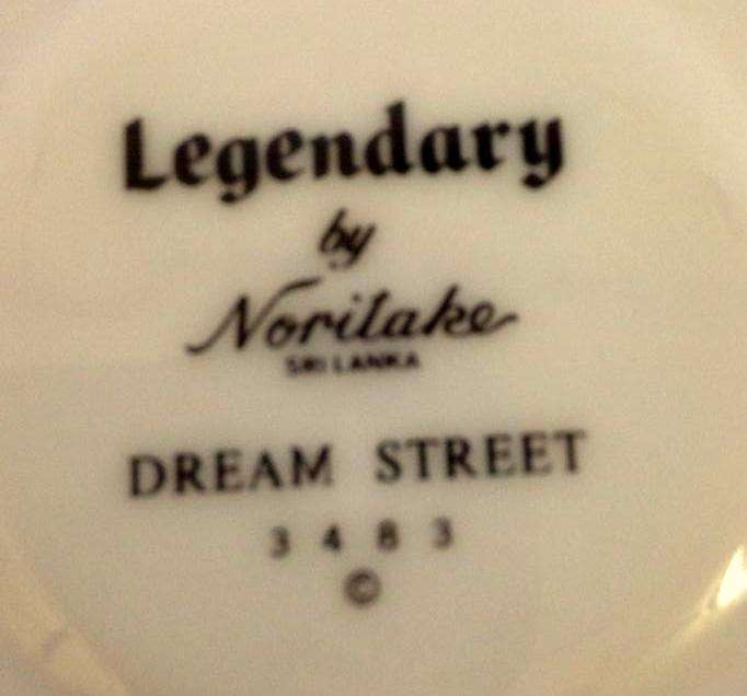 Noritake Legendary Dream Street Demitasse Coffee Cups and Saucers