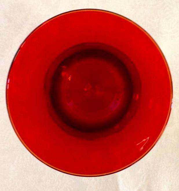 Vintage Deep Red Medium sized Vase