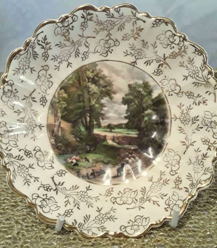 Set of three James Kent Display bowls and plate