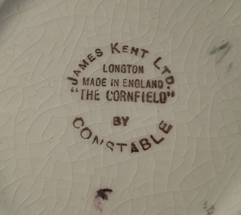 Set of three James Kent Display bowls and plate