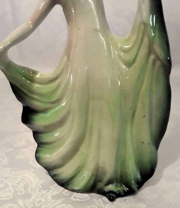 Art Deco Style Porcelain Dancing Figurine