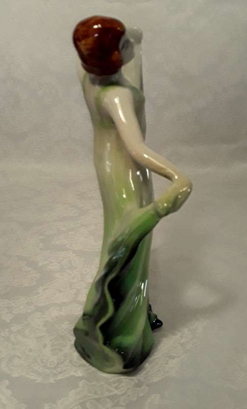 Art Deco Style Porcelain Dancing Figurine